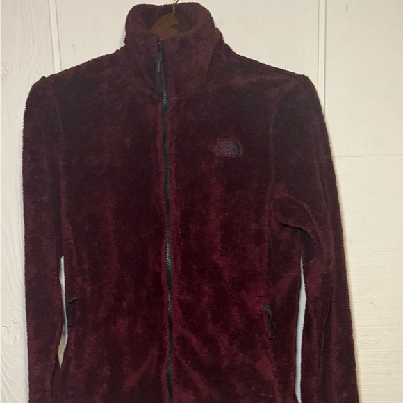 The North Face Burgundy  Fleece Zip Jacket Women‎ Small Classic Gorpcore purple - Picture 1 of 9